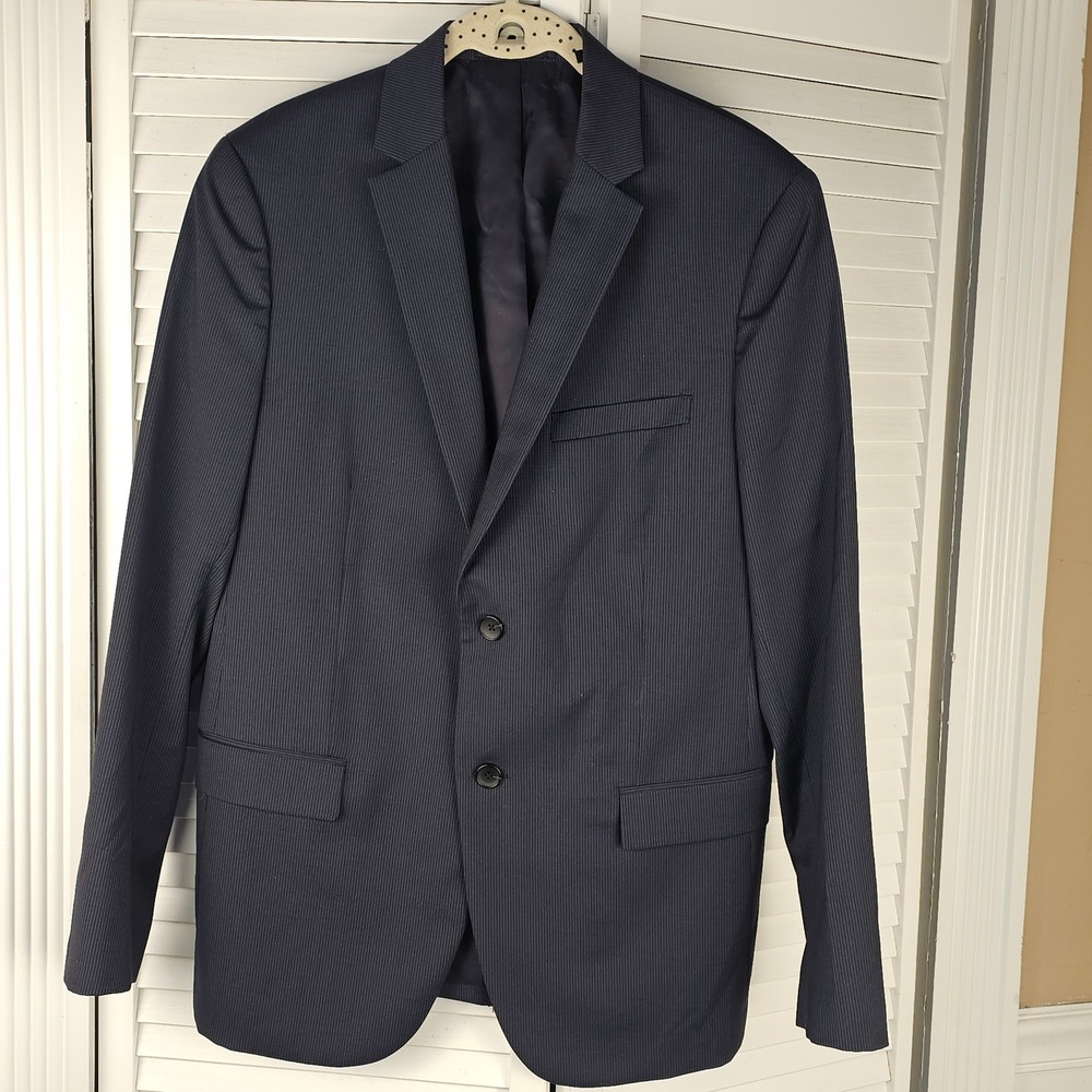 Theory Men's Navy Blue Sport Coat Blazer